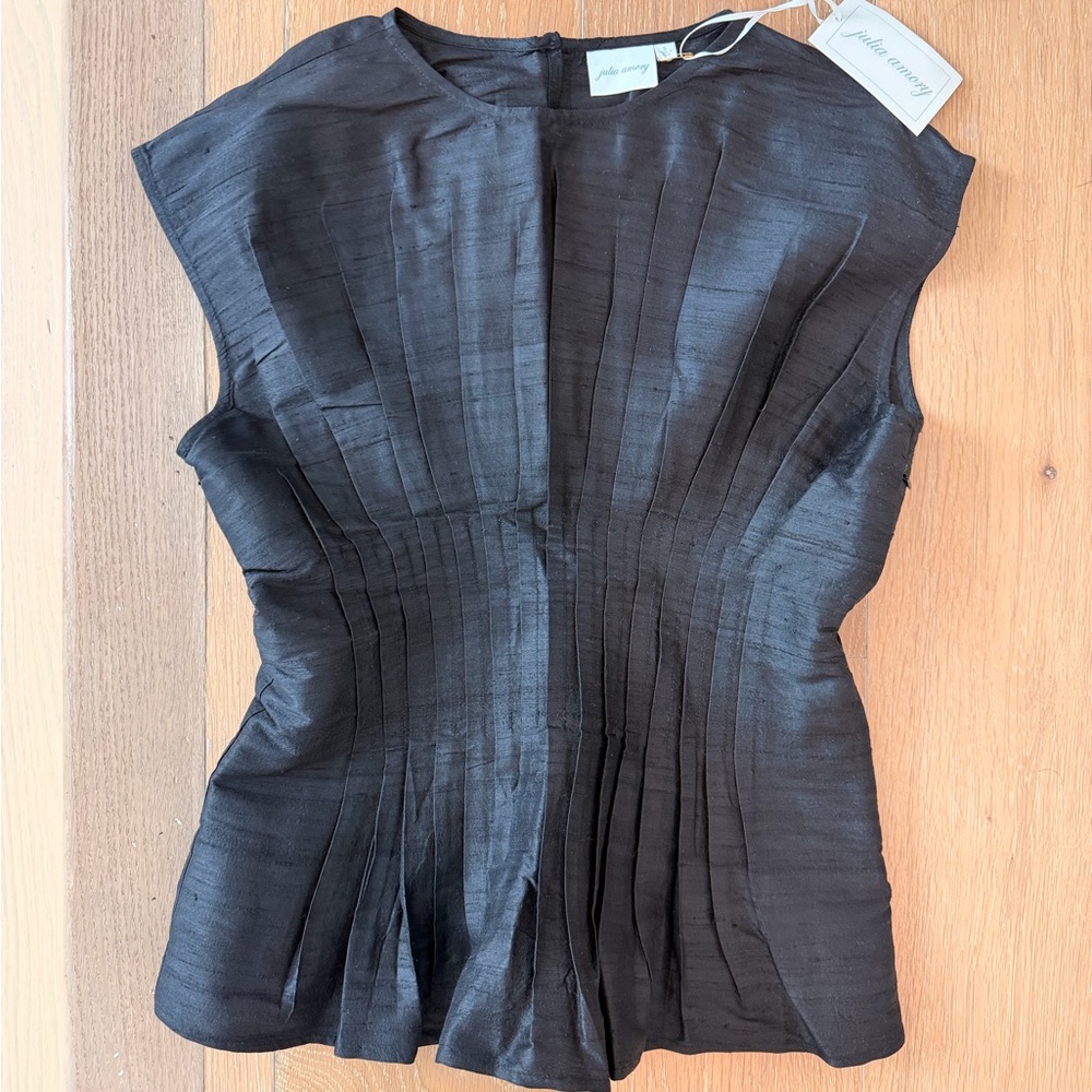 Julia Amory Ava Top, Noir, size small - Picture 2 of 7